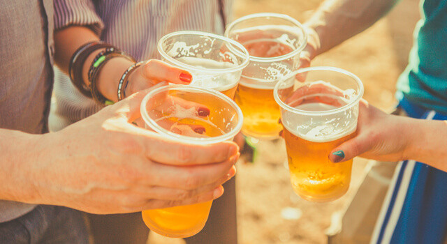 Beer at the beach