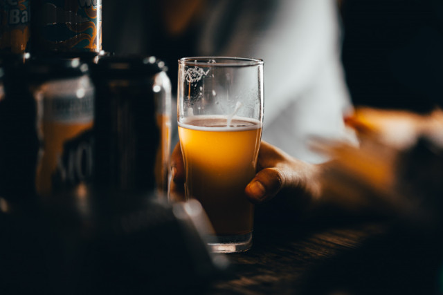 Table with beers