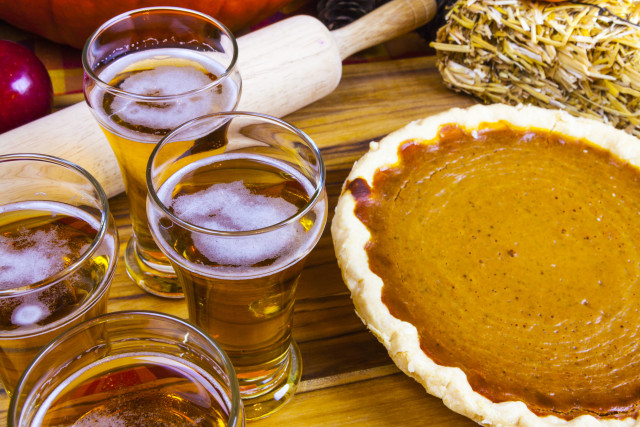 Beer and pie