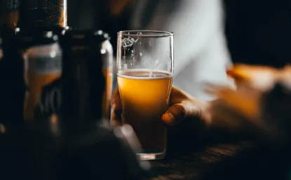 Table with beers