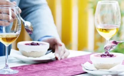Dessert beer and wine