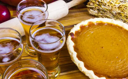 Beer and pie