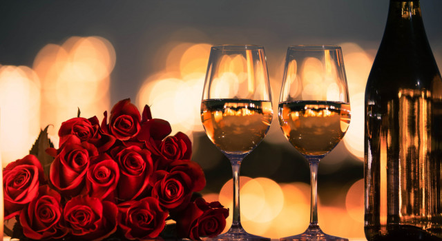 Roses and wine