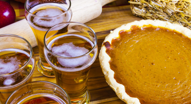 Beer and pie